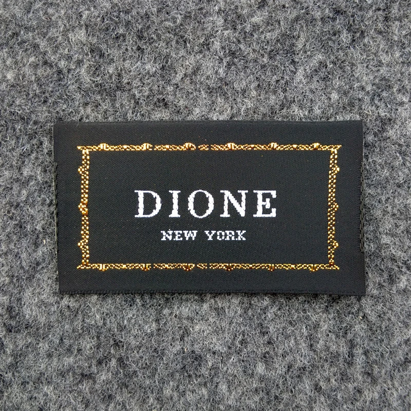 Rush Custom Woven Satin Garment Label