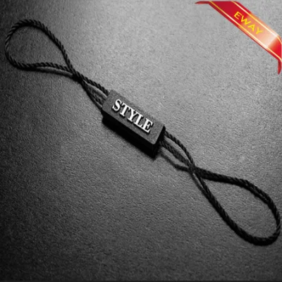 Etiqueta plástica del sello de la ejecución del sujetador de la cuerda de la ropa